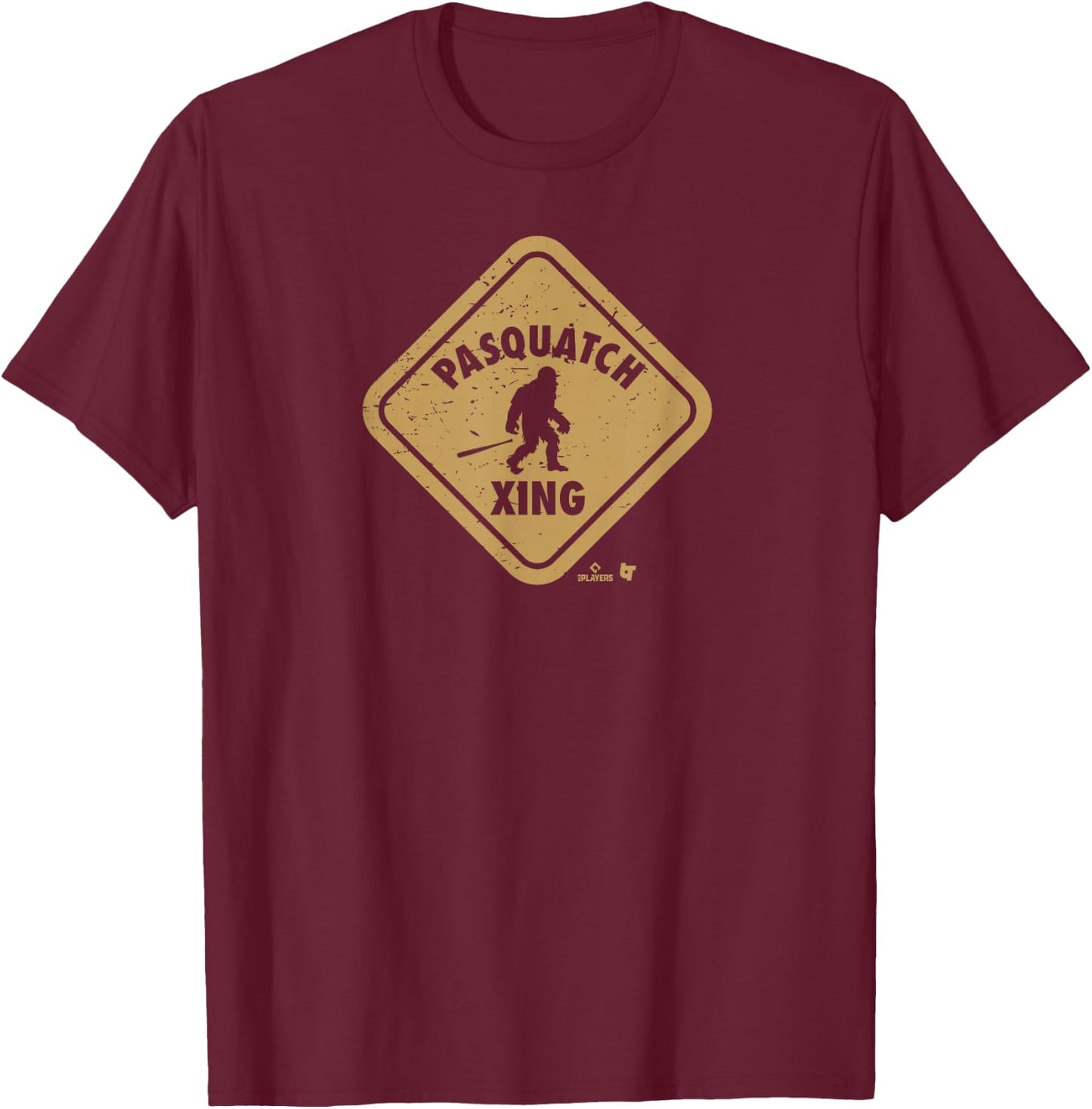 Vinny Pasquantino - Pasquatch Crossing - KC Baseball T-Shirt - T-Shirt | Maroon