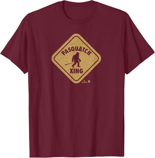 Vinny Pasquantino - Pasquatch Crossing - KC Baseball T-Shirt - T-Shirt | Maroon