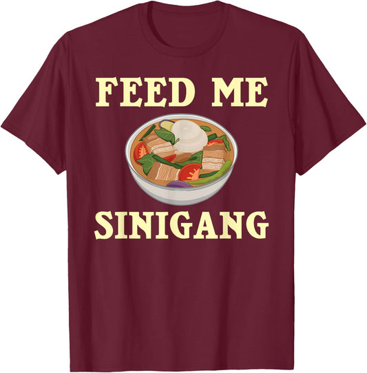 Filipino Sinigang Pinoy Soup Mix T-Shirt - T-Shirt | Maroon