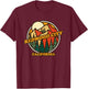 Vintage Redwood City, California Mountain Hiking Souvenir T-Shirt - T-Shirt | Maroon
