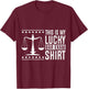 This Is My Lucky Bar Exam T-Shirt - T-Shirt | Maroon