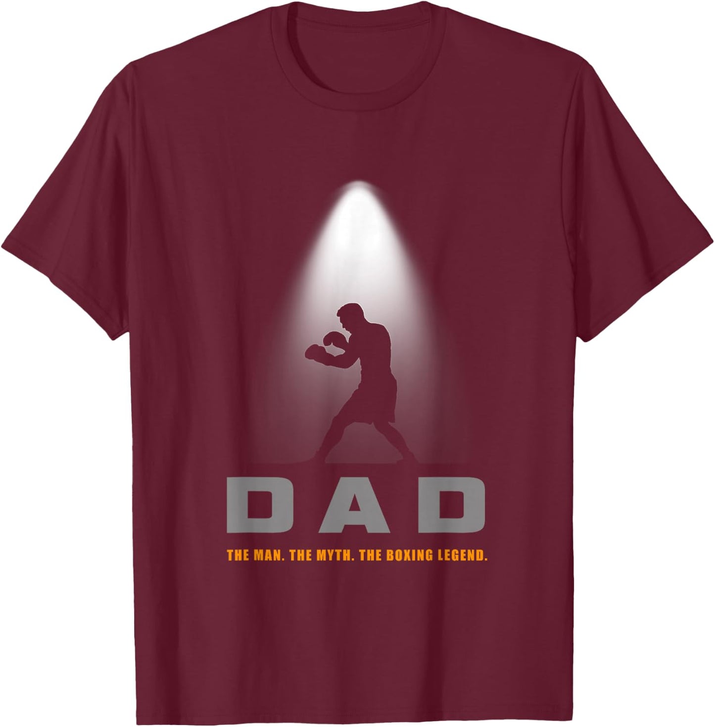 Boxing Dad Boxing Apparel - Boxing T-Shirt - T-Shirt | Maroon