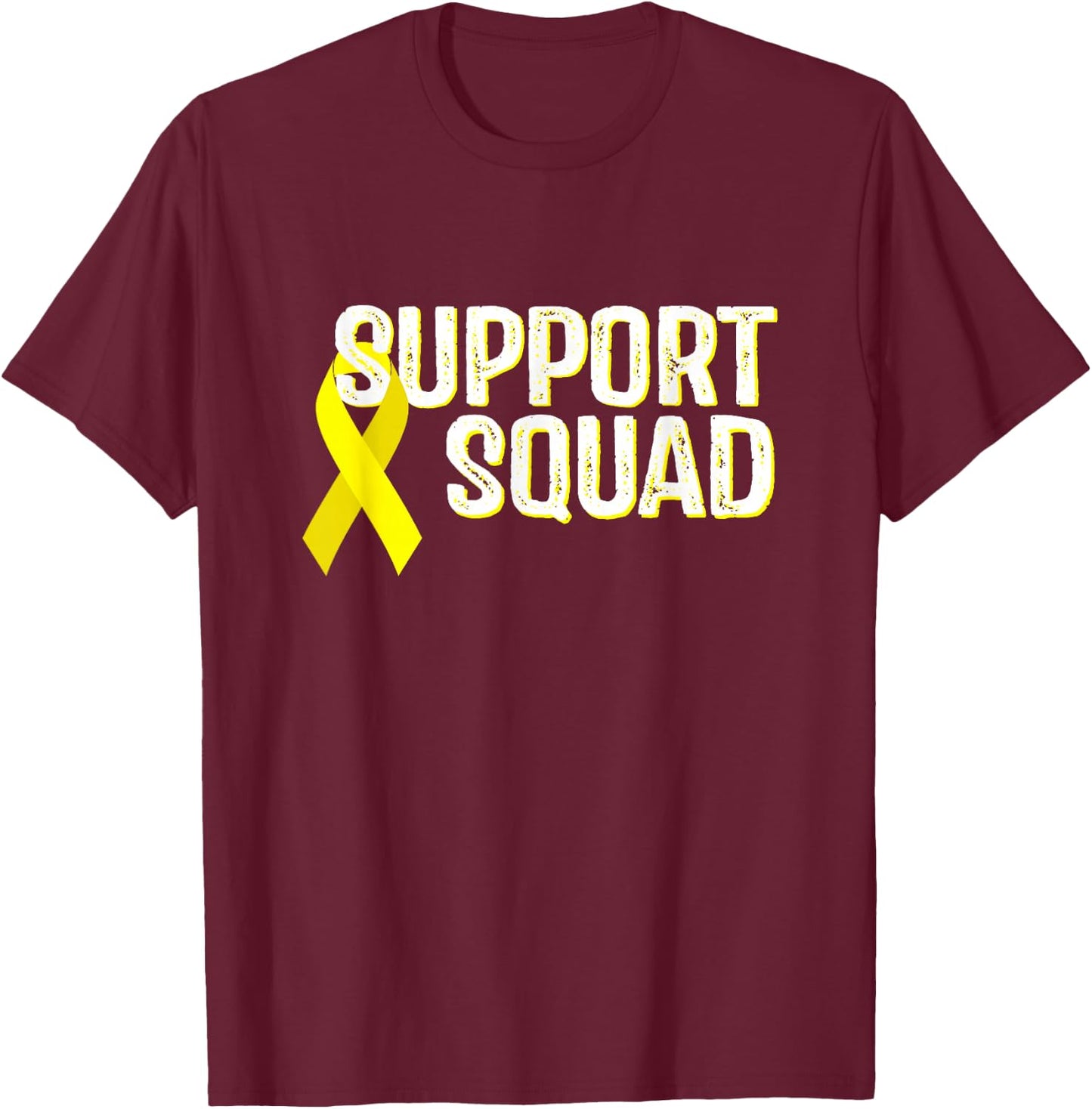 Myxoid Liposarcoma Awareness Support Squad T-Shirt - T-Shirt | Maroon