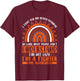 CML Warrior I'm Fine Chronic Myeloid Leukemia Awareness T-Shirt - T-Shirt | Maroon