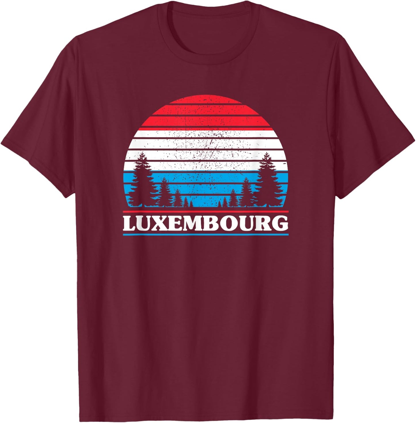 Luxembourg T-Shirt - T-Shirt | Maroon