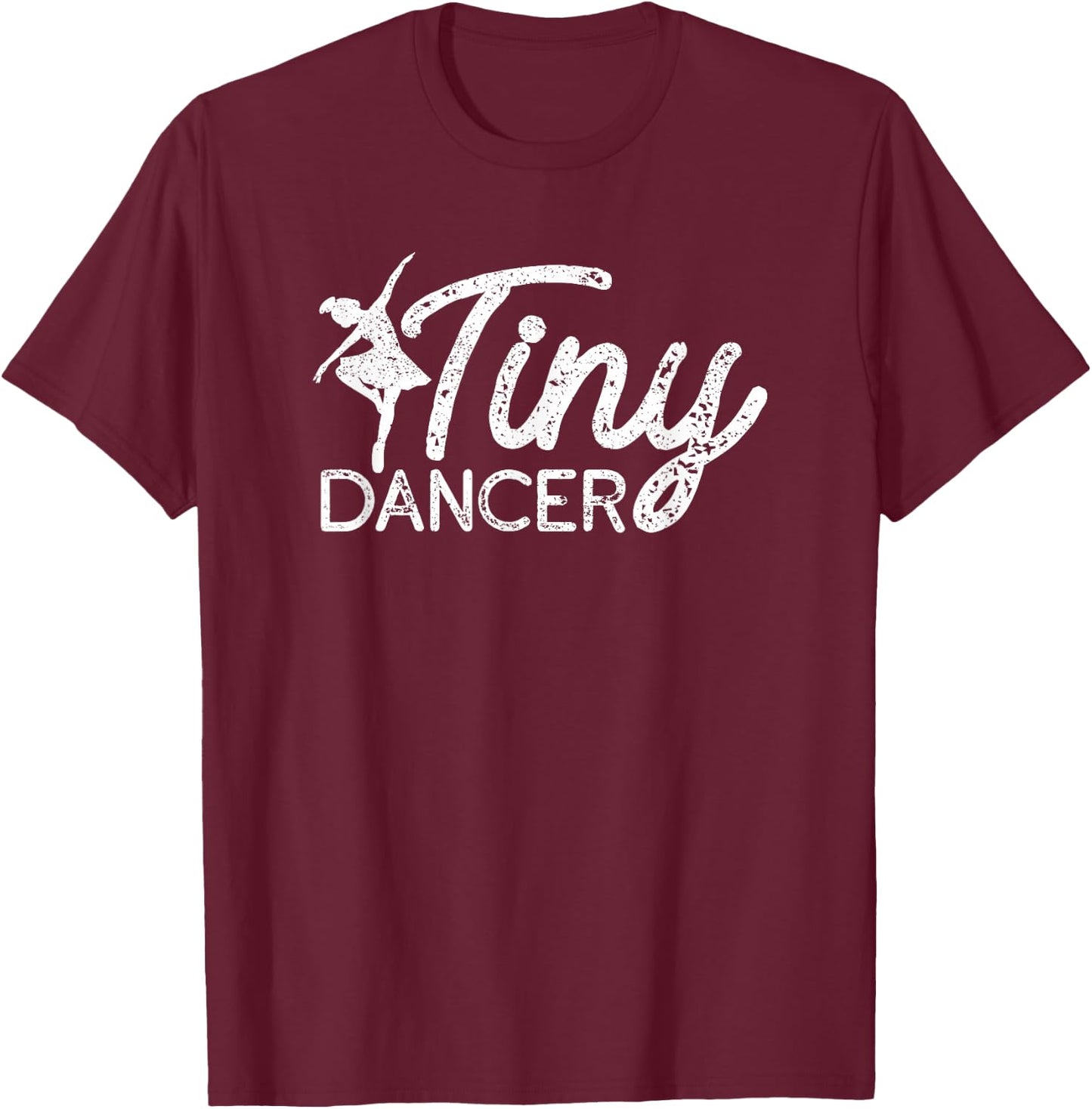 Tiny Dancer Cute Dance Boys Girls Salsa Ballet Dancing Youth T-Shirt - T-Shirt | Maroon