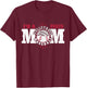 I'm a Proud Volleyball Baseball Mom - Combined Sports T-Shirt - T-Shirt | Maroon