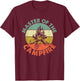 Master of The Campfire Dad Camping Shirt Camping Dad Gift T-Shirt - T-Shirt | Maroon