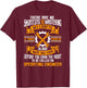 Operating Engineers Design On Back Of Clothing T-Shirt - T-Shirt | Maroon