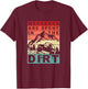 Weekends Are Spent In The Dirt - Funny SxS Side-By-Side UTV T-Shirt - T-Shirt | Maroon