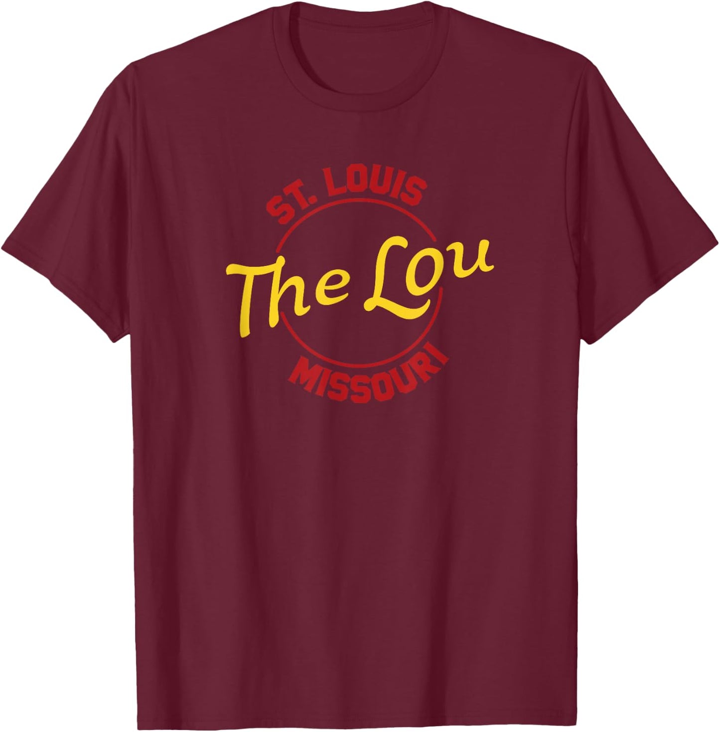 8 Twenty Three St Louis Missouri The Lou Missouri Retro Tourist - Vintage St Louis T-Shirt - T-Shirt | Maroon