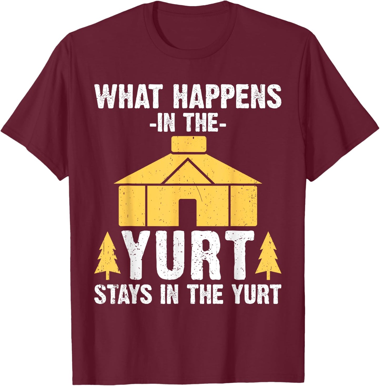 Yurt T-Shirt - T-Shirt | Maroon