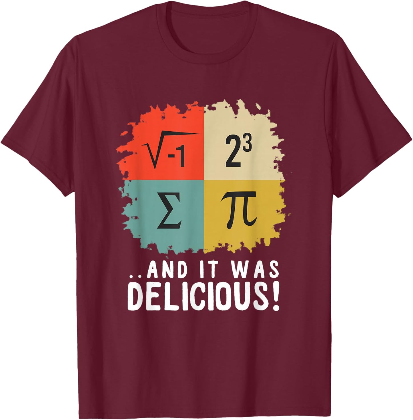 Math Funny Algebra Equation I Love Mathematics T-Shirt - T-Shirt | Maroon