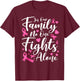 In This Family No One Fight Breast Cancer Awareness Alone T-Shirt - T-Shirt | Maroon