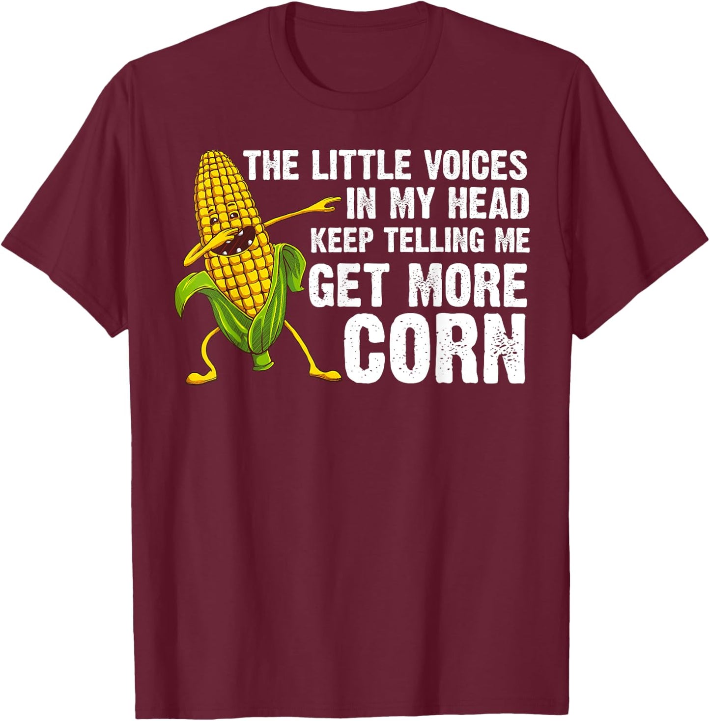 Funny Corn Gift Women Corn On The Cob Costume Farmer T-Shirt - T-Shirt | Maroon