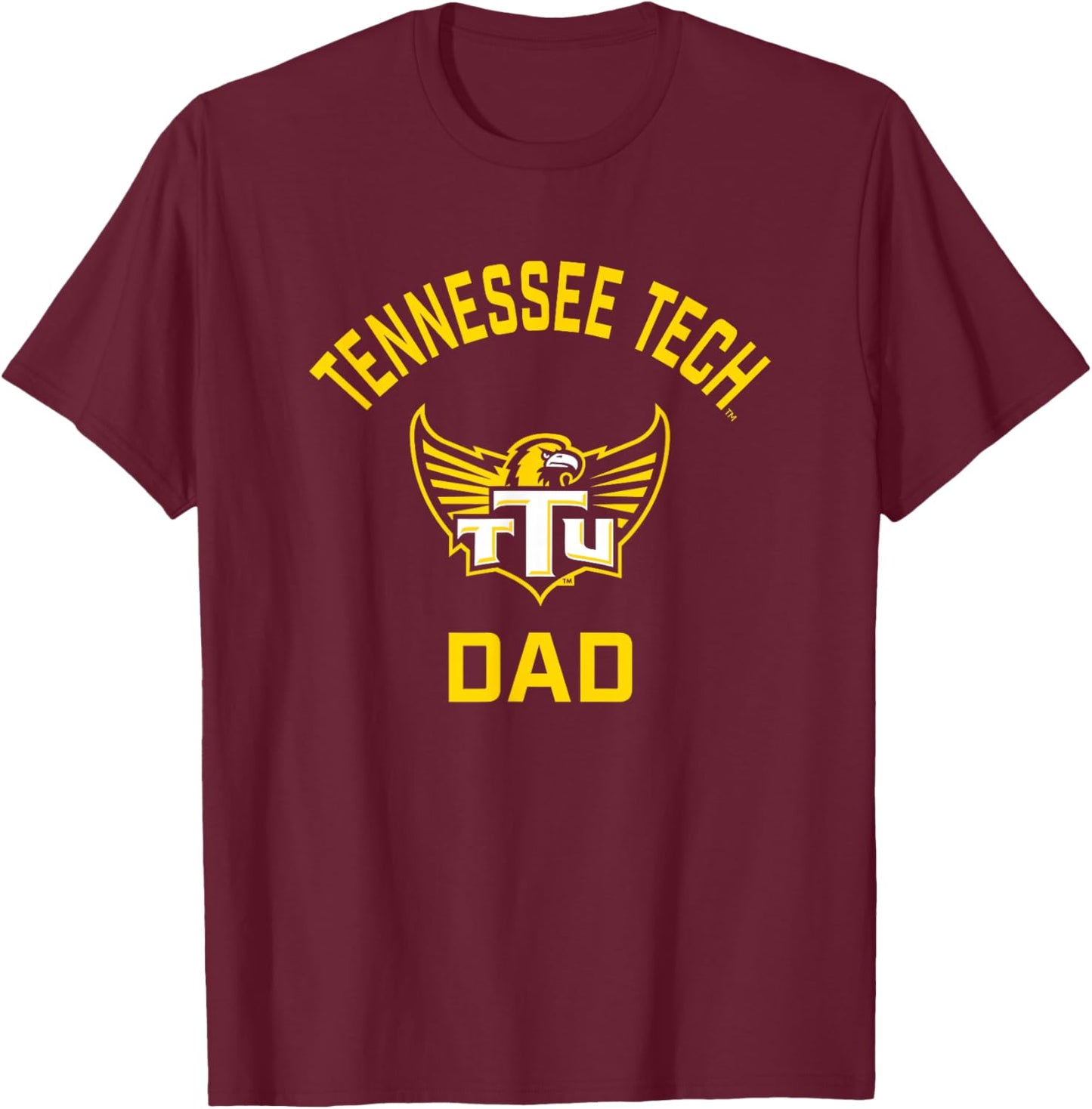 Tennessee Tech Golden Eagles Arched Dad T-Shirt - T-Shirt | Maroon