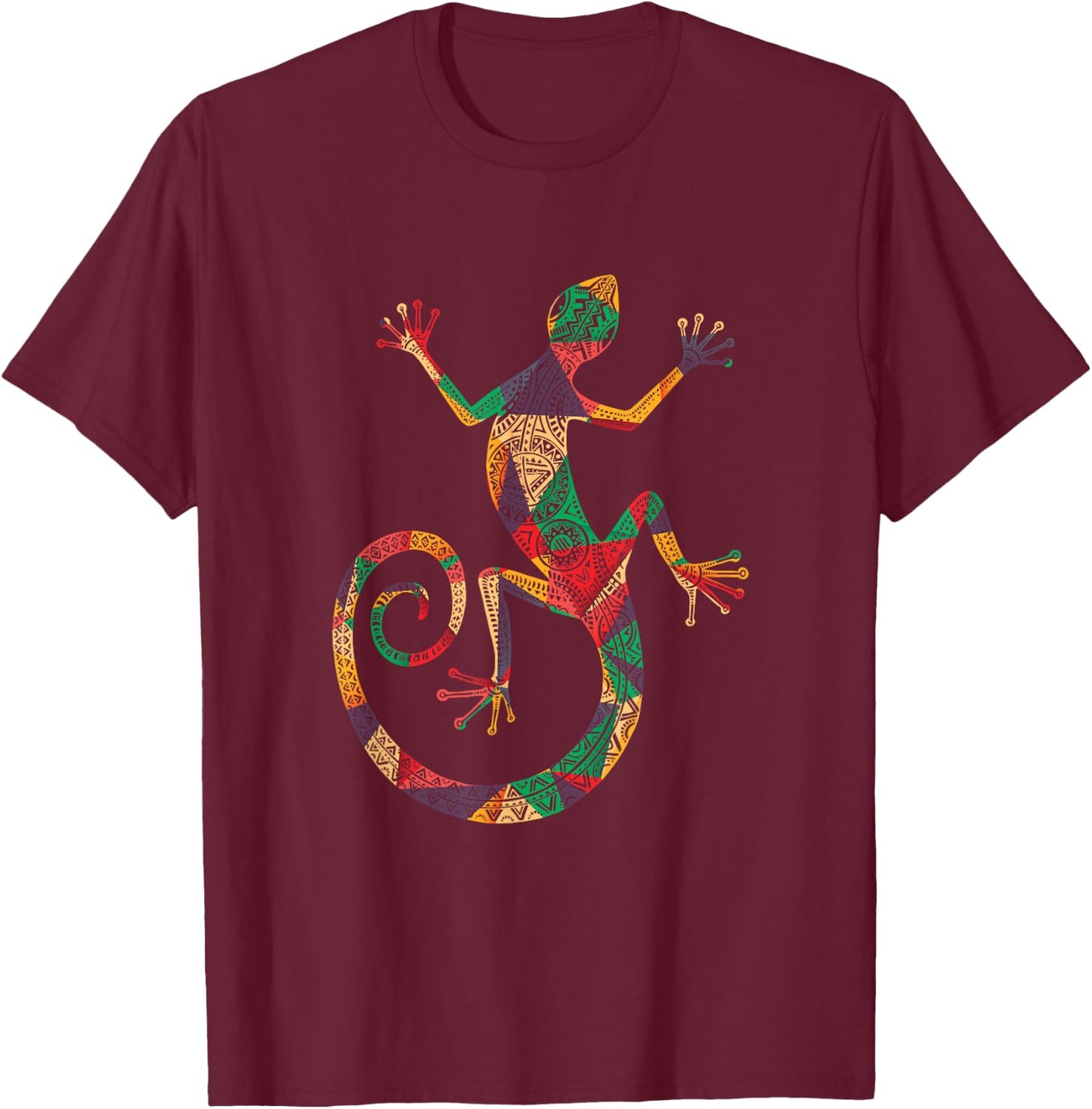 Lizard Gecko T-Shirt - T-Shirt | Maroon