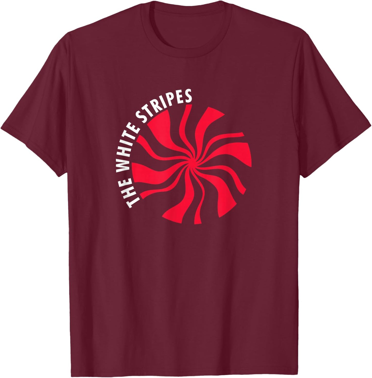 The White Stripes T-Shirt - T-Shirt | Maroon
