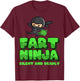 Funny Fart - birthday Gift fart ninjas T-Shirt - T-Shirt | Maroon