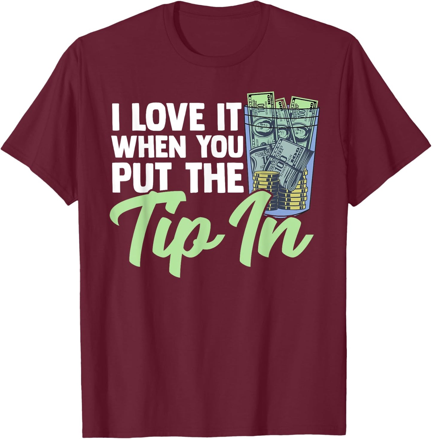 Funny Bartender Mixologist Gift Women Bartending T-Shirt - T-Shirt | Maroon