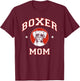 Boxer Mom Dog Mother Men Women Girls Kids T-Shirt - T-Shirt | Maroon