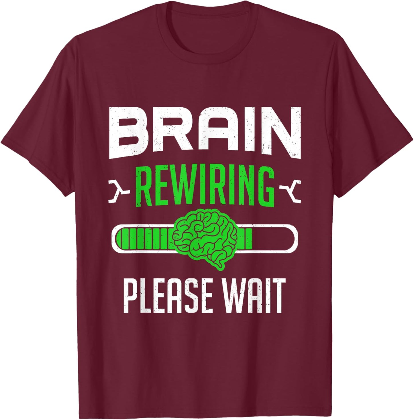 Brain Surgery Recovery Brain Injury Brain Tumor Survivor T-Shirt - T-Shirt | Maroon