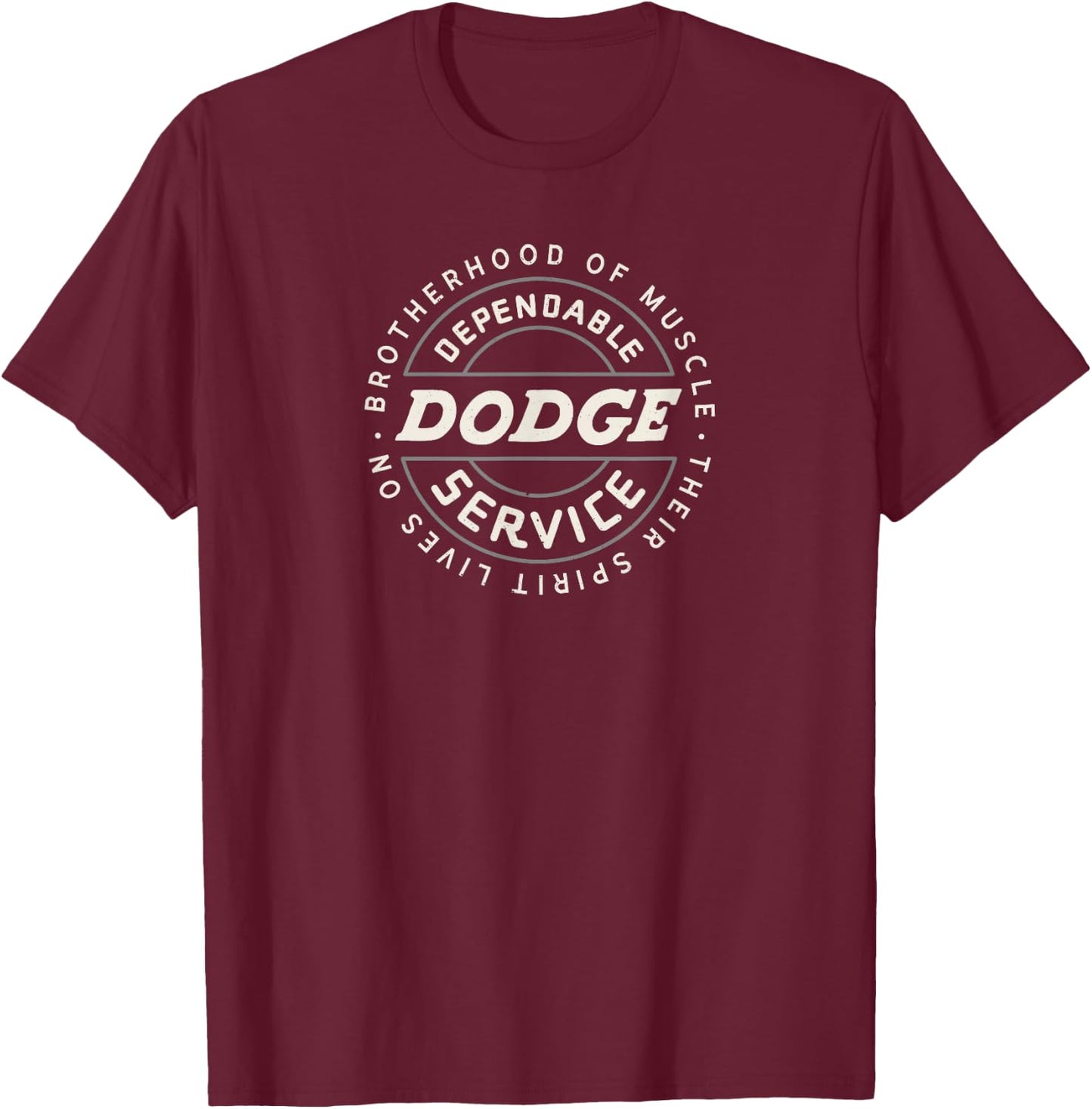 Dodge Brotherhood of Muscle T-Shirt - T-Shirt | Maroon