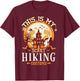 Matching My Scary Hiking Halloween Costume T-Shirt - T-Shirt | Maroon