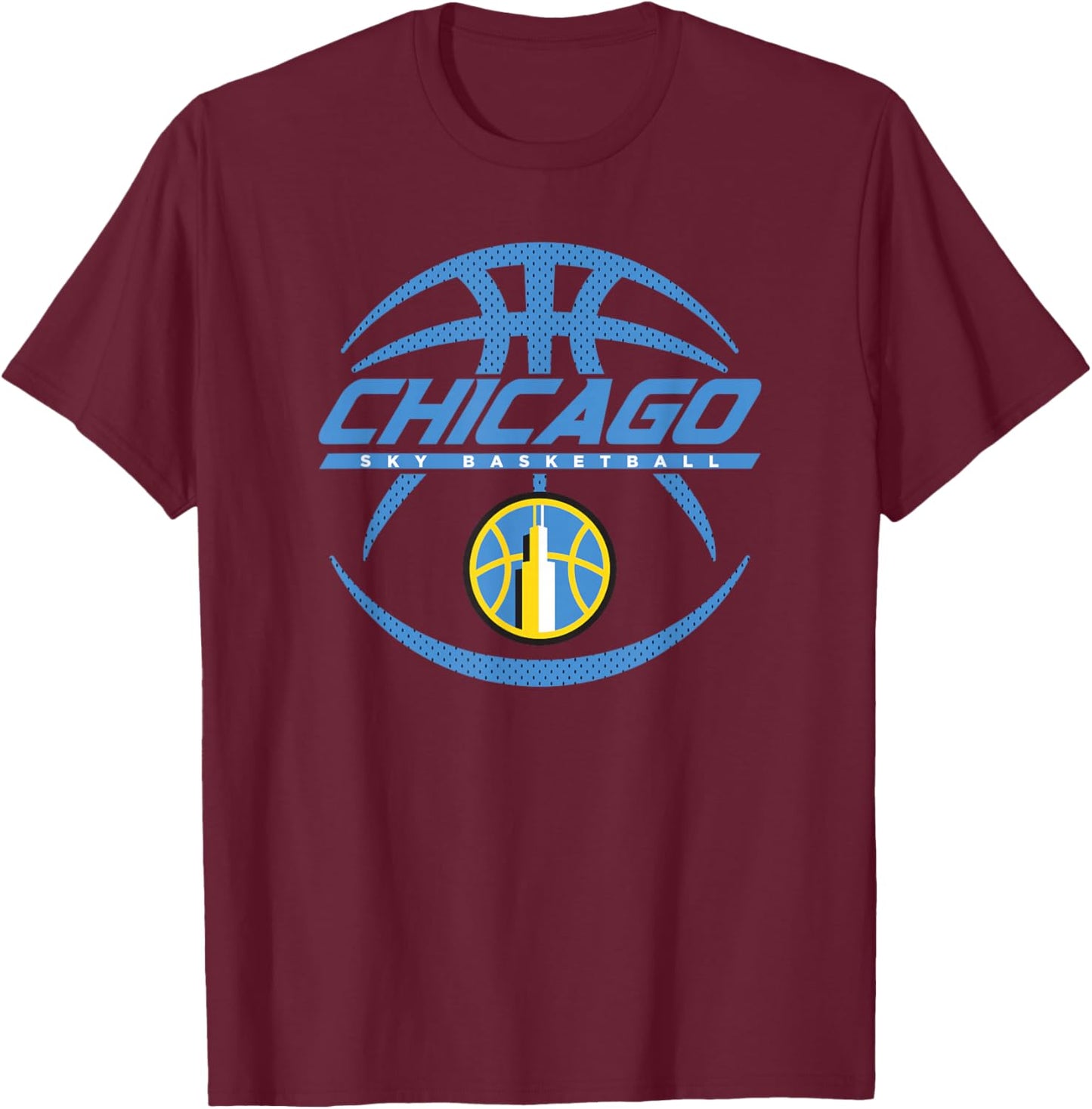 WNBA Chicago Sky The Rock T-Shirt - T-Shirt | Maroon