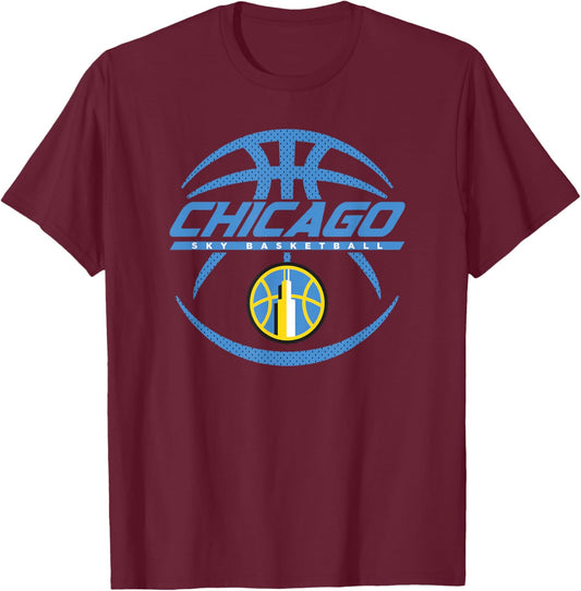 WNBA Chicago Sky The Rock T-Shirt - T-Shirt | Maroon