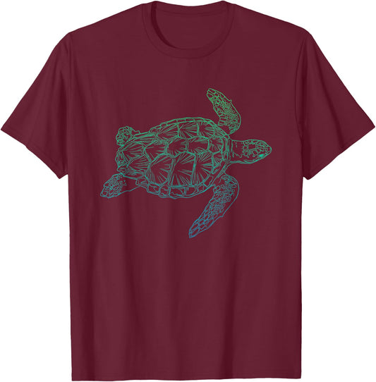 Sea Turtle T Shirt, Save The Sea Turtles, Boys Sea Turtle T-Shirt - T-Shirt | Maroon