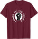 Power To The People T-Shirt - T-Shirt | Maroon