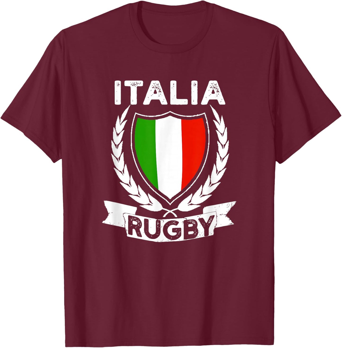 Rugby Italia Rugby Shirt For Italians And Italy Fans T-Shirt - T-Shirt | Maroon
