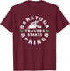 Travers Stakes Saratoga Springs Horse Race Fan Vintage Gift T-Shirt - T-Shirt | Maroon