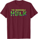 Marvel The Incredible Hulk T-Shirt - T-Shirt | Maroon