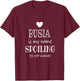 Busia is My Name Funny Grandma Busia T-Shirt - T-Shirt | Maroon