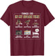 Things I Do In My Spare Time - MTB Mountain Bike T-Shirt - T-Shirt | Maroon