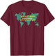 I Haven't Been Everywhere But It's On My List Map T-Shirt - T-Shirt | Maroon