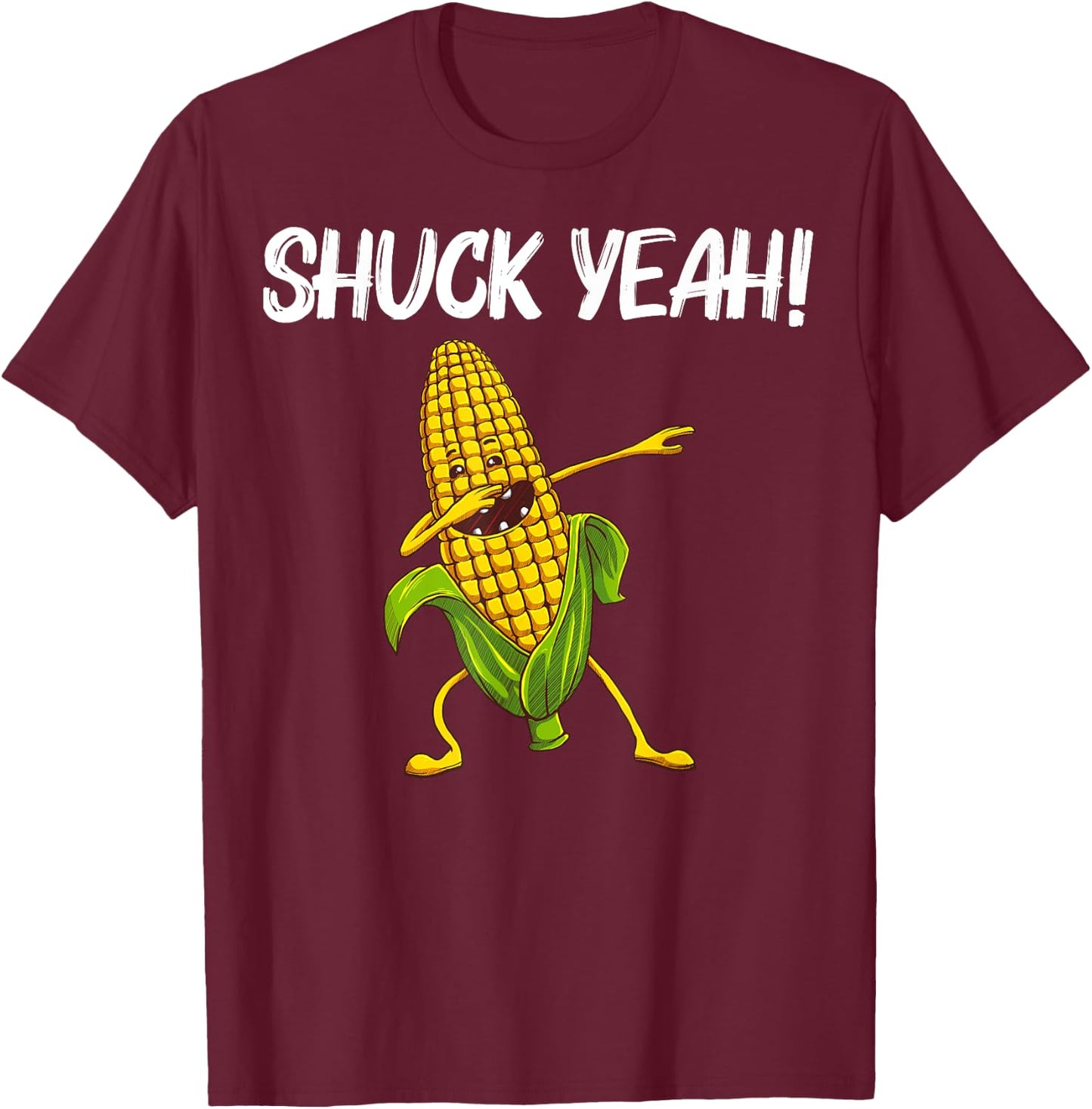 Funny Corn Gift Women Corn On The Cob Costume Farmer T-Shirt - T-Shirt | Maroon
