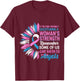 Pregnancy Infant Loss Awareness Strength Mommy of Angel T-Shirt - T-Shirt | Maroon