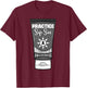 Practice Safe Sun Melanoma Awareness Skin Cancer Ribbon T-Shirt - T-Shirt | Maroon