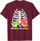 Funny Thoracic Park Dinosaur Nurse Squad Nursing Students T-Shirt - T-Shirt | Maroon