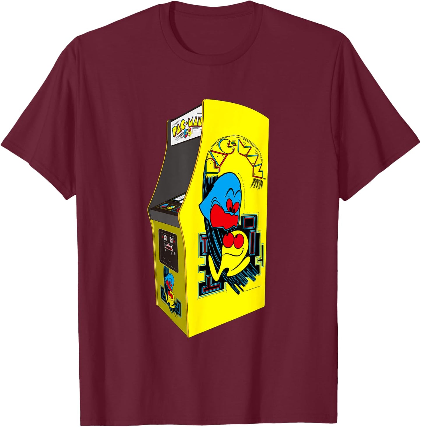 Pac-man T-Shirt - T-Shirt | Maroon