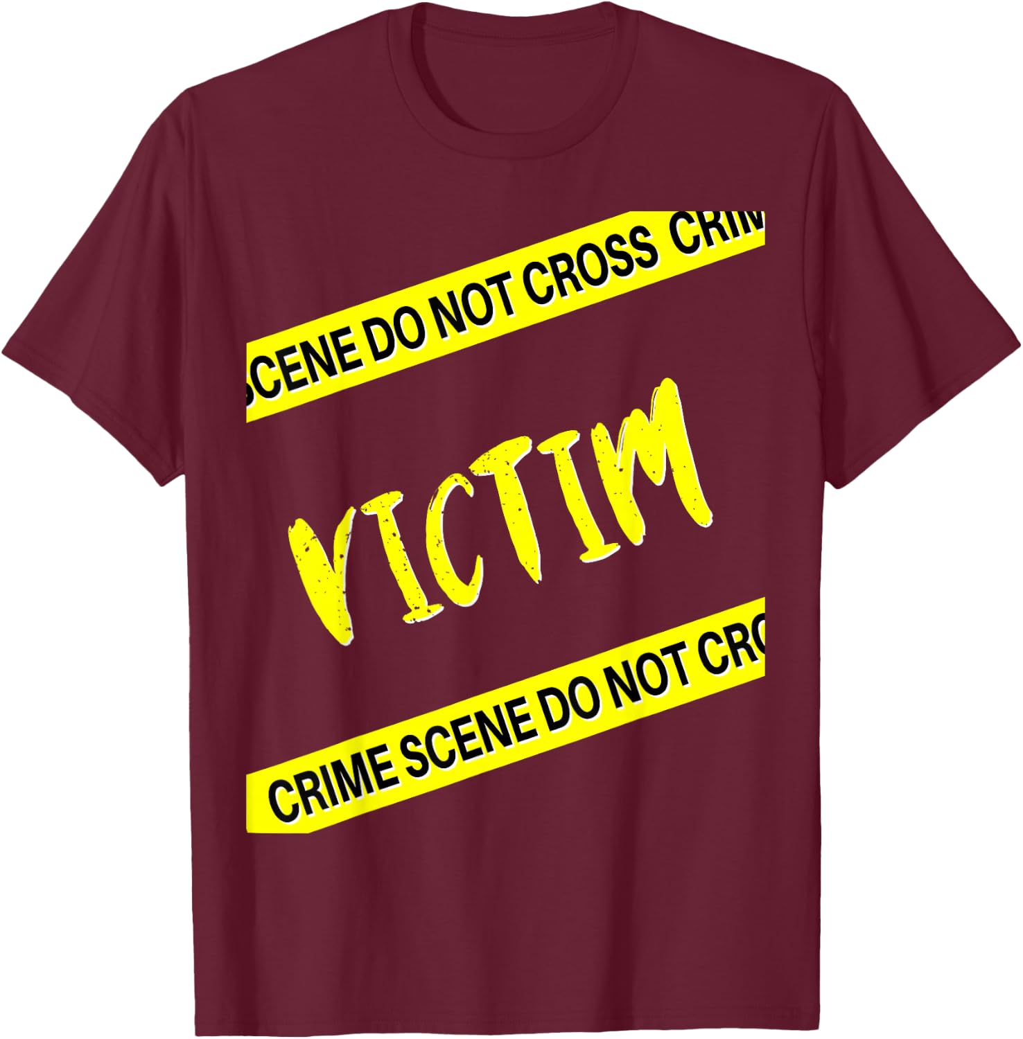 Mystery Dinner Victim T-Shirt - T-Shirt | Maroon