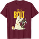 Disney Bolt Mittens & Rhino Best Friend Group Poster T-Shirt - T-Shirt | Maroon