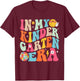 In My Kindergarten Era Boys Girls Back To School Kinder T-Shirt - T-Shirt | Maroon
