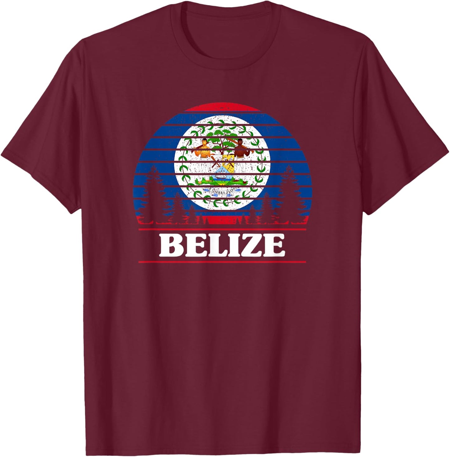 Belize T-Shirt - T-Shirt | Maroon