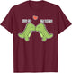 Dinosaur hug me T-Shirt - T-Shirt | Maroon
