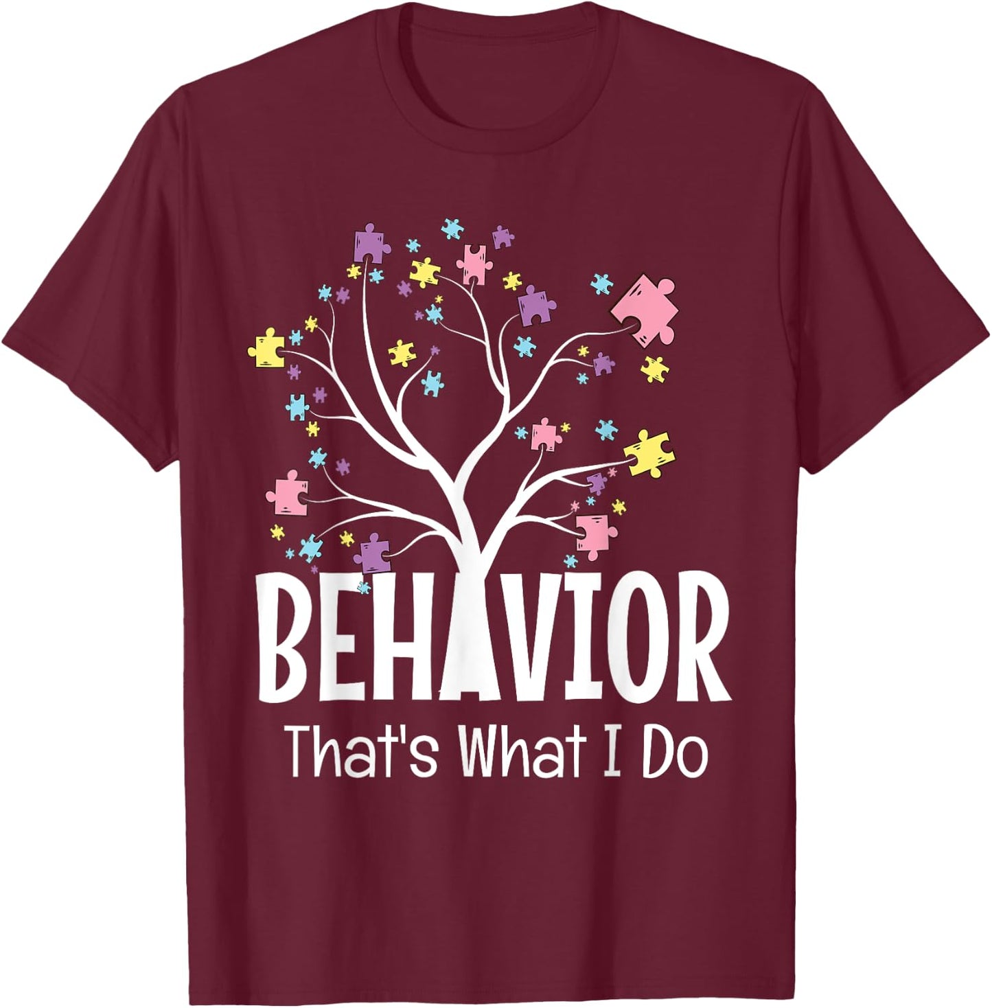 Behavior T-Shirt - T-Shirt | Maroon