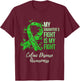 My Daughter’s Fight Is My Fight Celiac Disease Awareness T-Shirt - T-Shirt | Maroon
